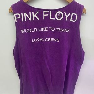 Rare Men's Purple Tank Top from Pink Floyd Tour crew member